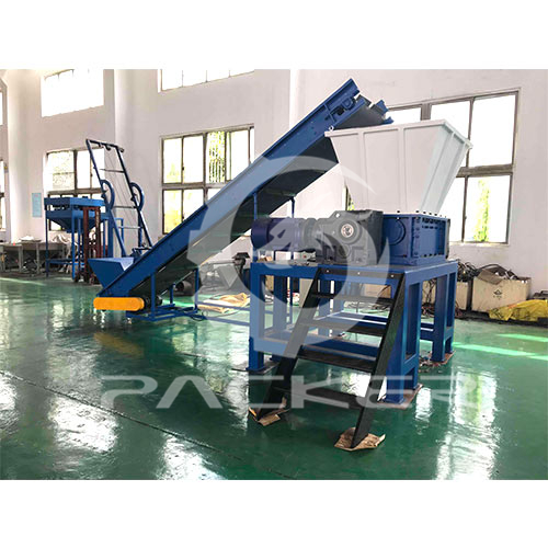 Plastic HDPE Drum Double Shaft Shredder