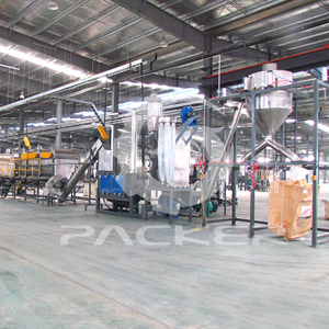 Waste PET bottle recycling washing line